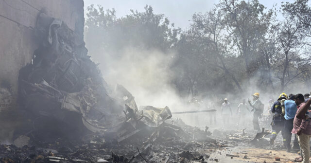 Air India Flight Heading to London Crashes With 242 People Onboard