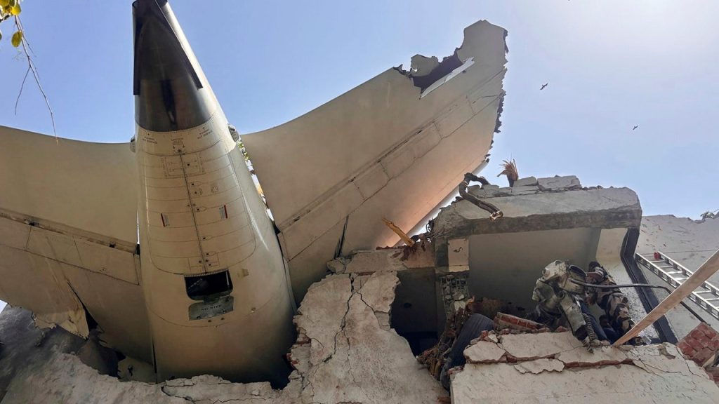 Air India flight crashes shortly after takeoff in Ahmedabad; airline reports 1 survivor