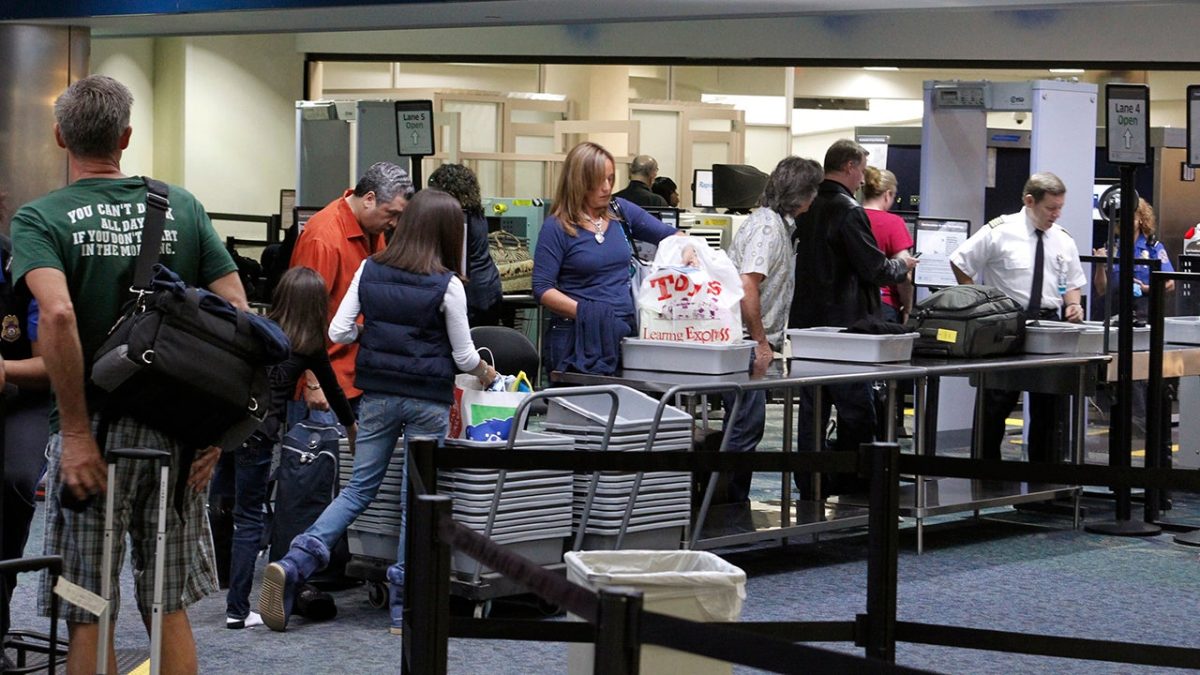 Airport security officer taken into custody for reportedly attacking a 79-year-old woman in Florida.