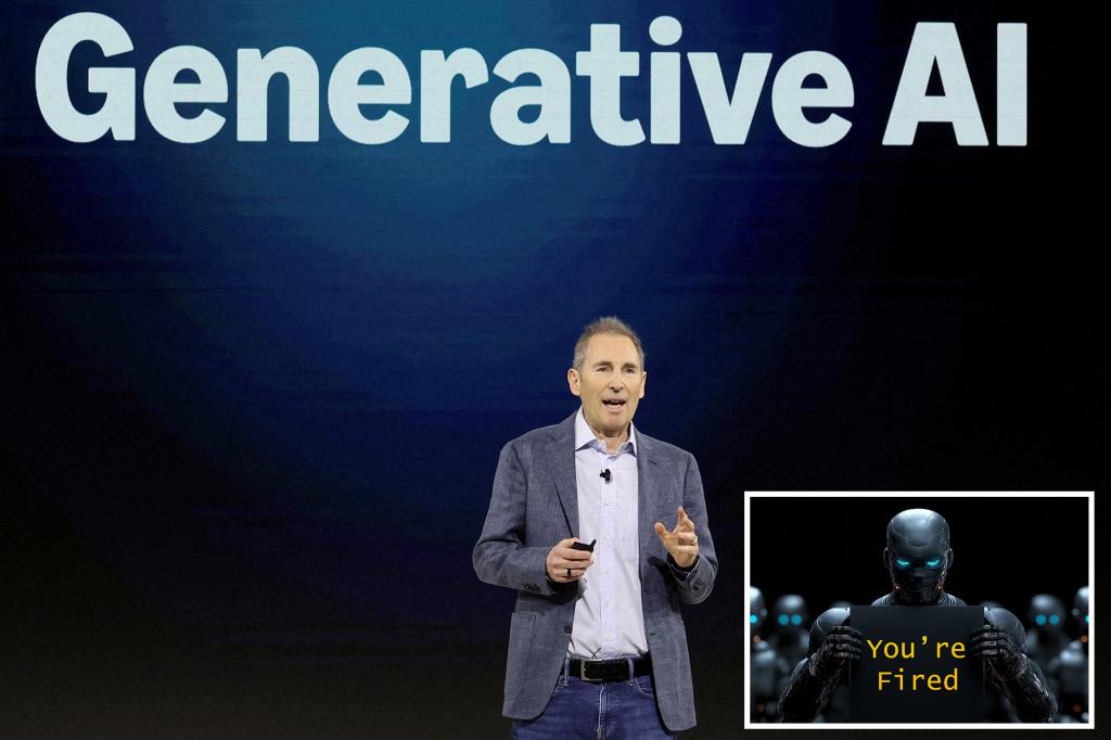 Amazon's CEO Andy Jassy acknowledges that AI will 'cut down' the corporate workforce.
