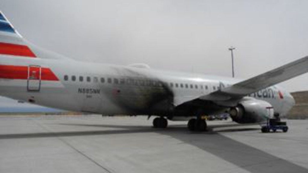 American Airlines plane that caught fire in Denver had improperly installed components