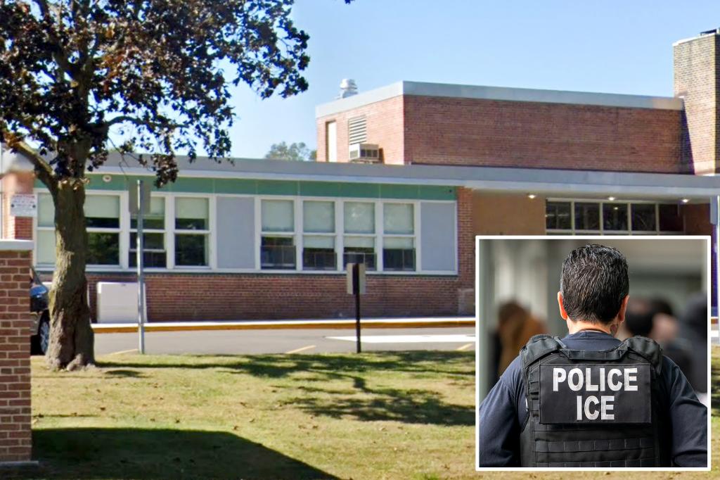 Amityville school nurse moved to a different position after reportedly wearing 'ICE' jacket on 'Superhero Day,' upsetting parents.