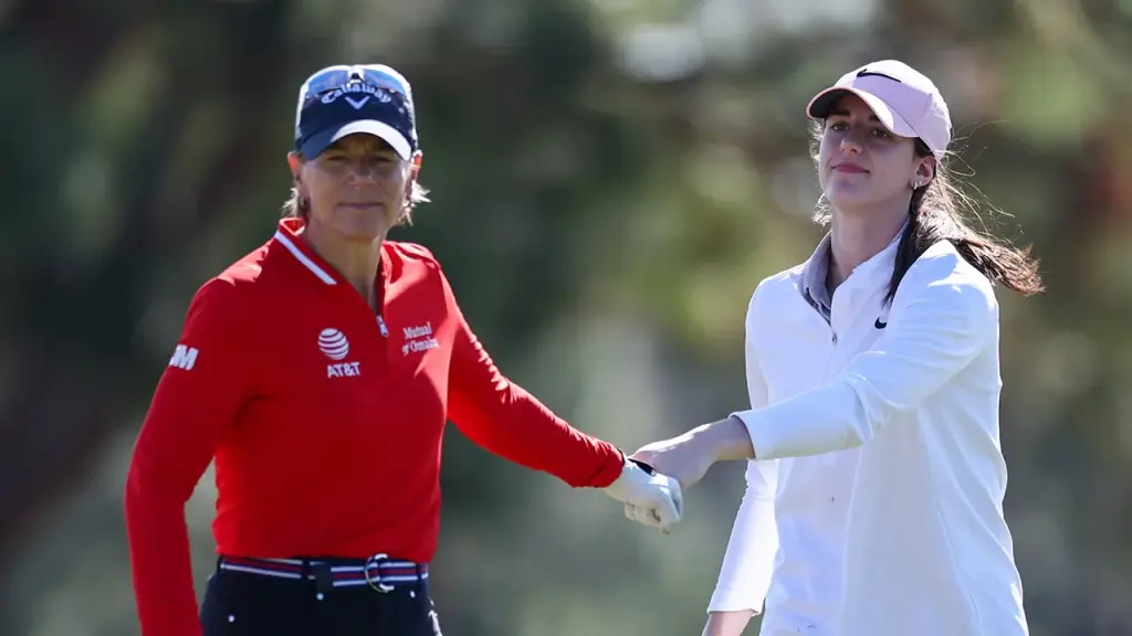 Annika Sorenstam reflects on her moments with Caitlin Clark at the golf course
