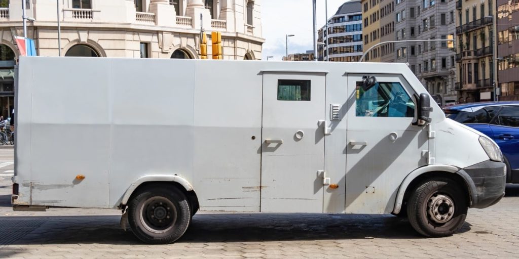 Armored cash transport trucks reportedly carried cash for a $190 million cryptocurrency laundering operation