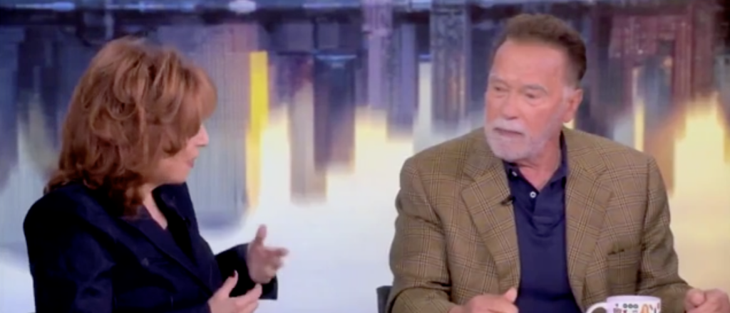 Arnold Schwarzenegger Avoids Engaging Joy Behar on Democrats' View of ICE Raids