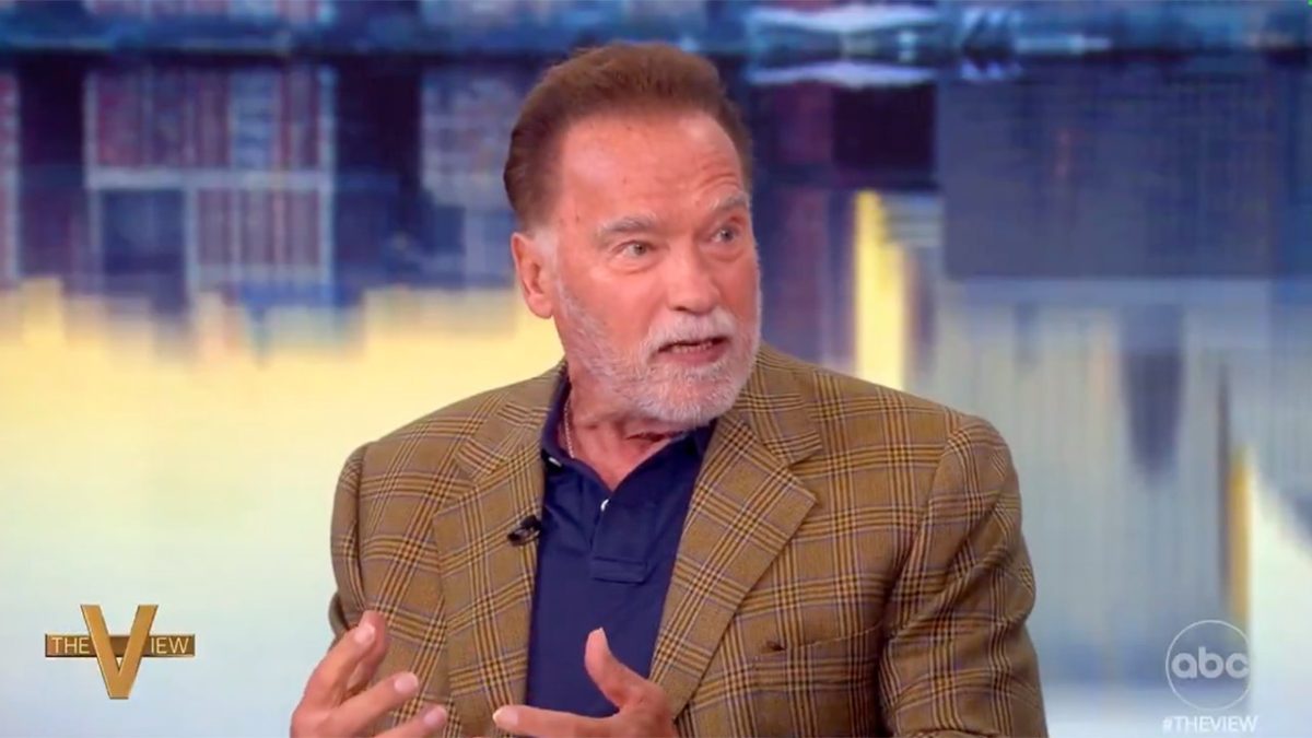Arnold Schwarzenegger encourages immigrants to act like guests on 'The View'