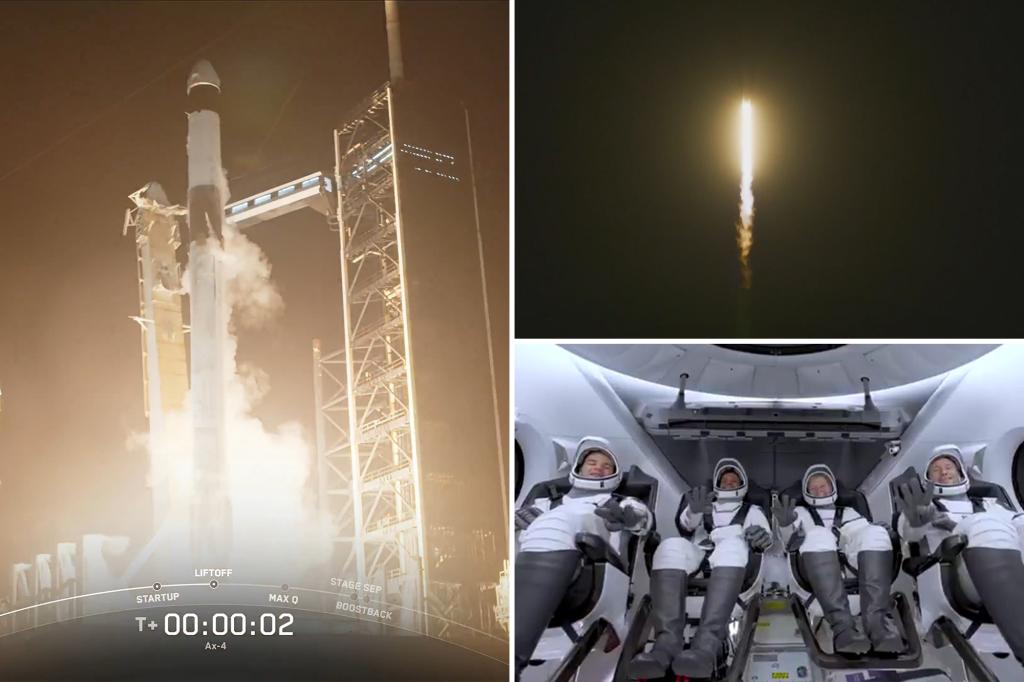 Astronauts from India, Poland, and Hungary embark on their inaugural space station mission.