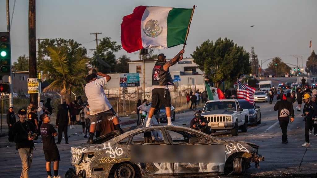 Authorities in Los Angeles bring charges against aggressive immigration demonstrators