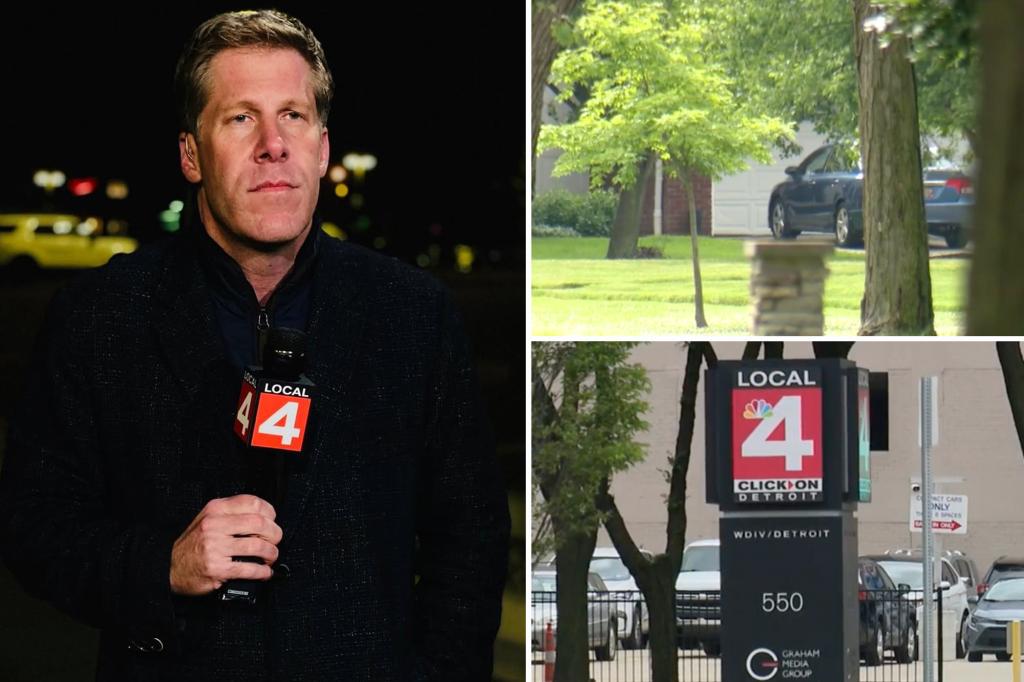 Authorities search the home of Emmy-winning Detroit TV reporter Hank Winchester during a sexual harassment investigation.