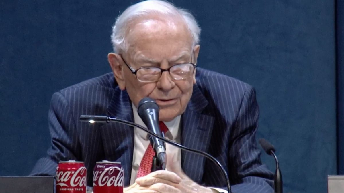 Berkshire shares fall significantly as the 'Buffett premium' vanishes, prompting expectations of further selling.