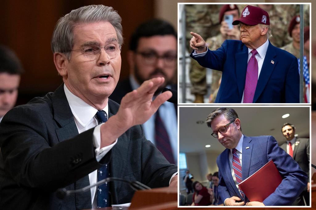 Bessent cautions that not approving Trump's 'big, beautiful' bill could lead to a 'financial crisis'