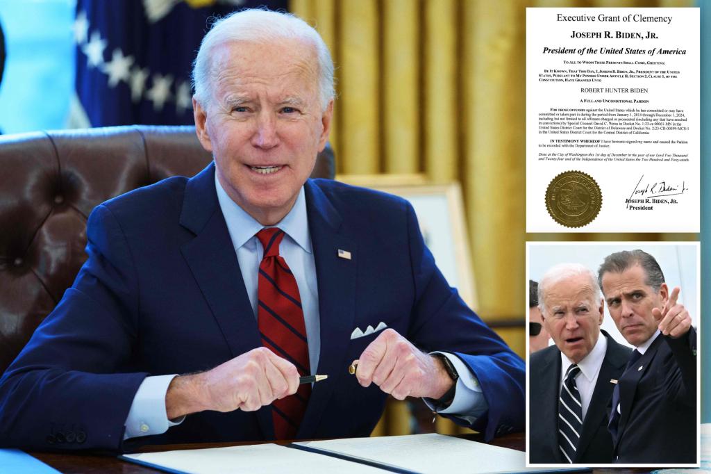 Biden granted just one hand-signed pardon in his last actions, and it was the most controversial one.