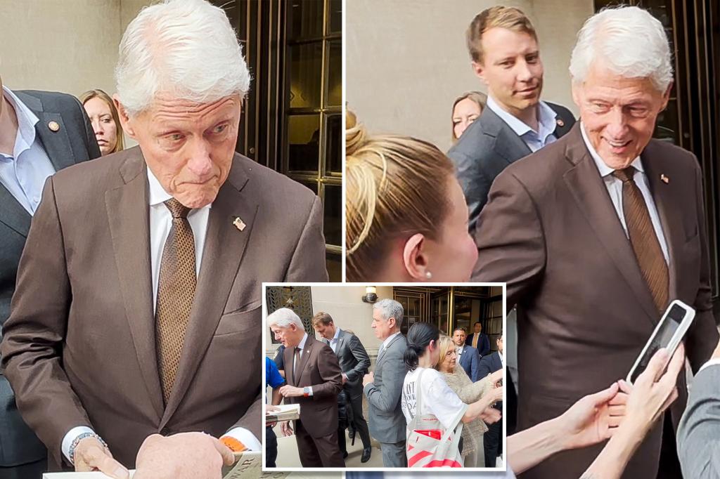 Bill Clinton trips before NYC book event, raising worries: ‘Similar to Joe Biden’