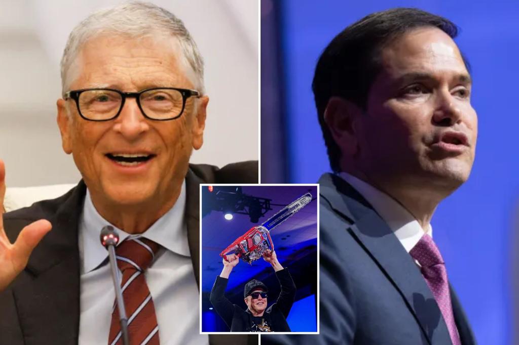 Bill Gates urged Marco Rubio to reverse the USAID budget cuts made by Elon Musk.