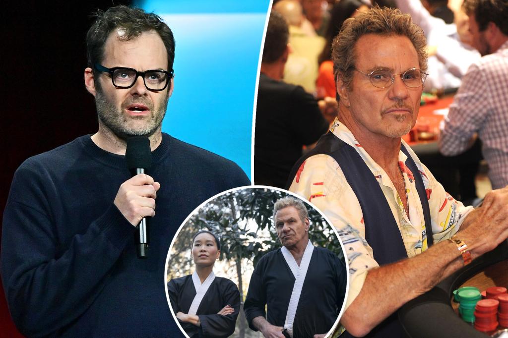 Bill Hader shared a strange experience with Martin Kove prior to the biting incident.