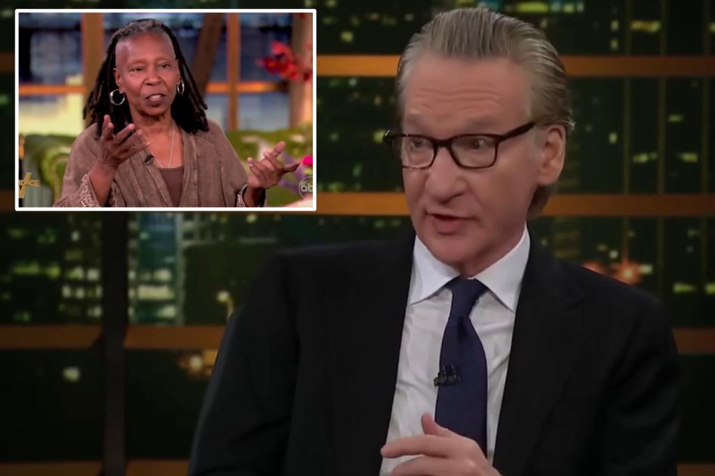 Bill Maher believes Democrats should take action regarding 'The View' following Whoopi Goldberg's remarks on Iran.