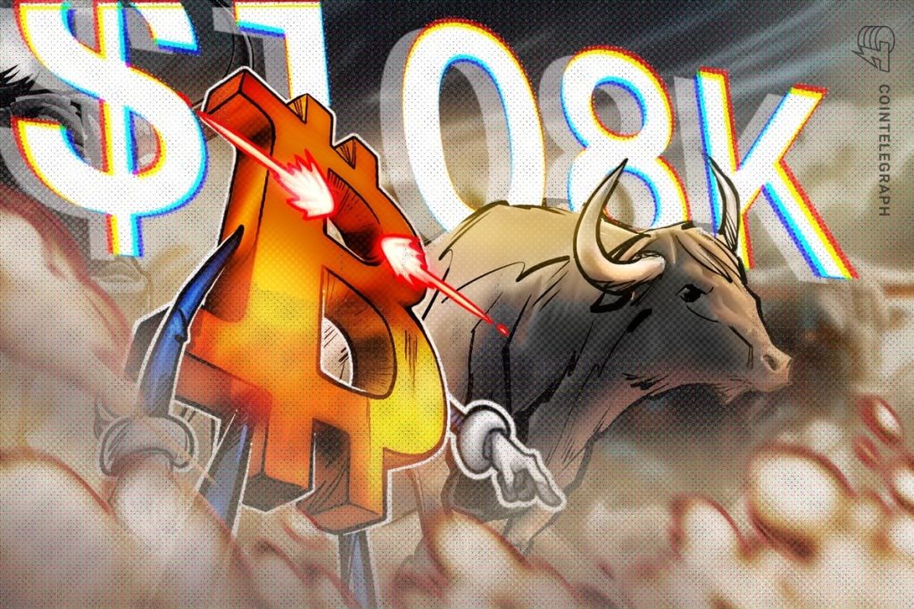Bitcoin supporters 'dominate' as BTC price rises to $108K
