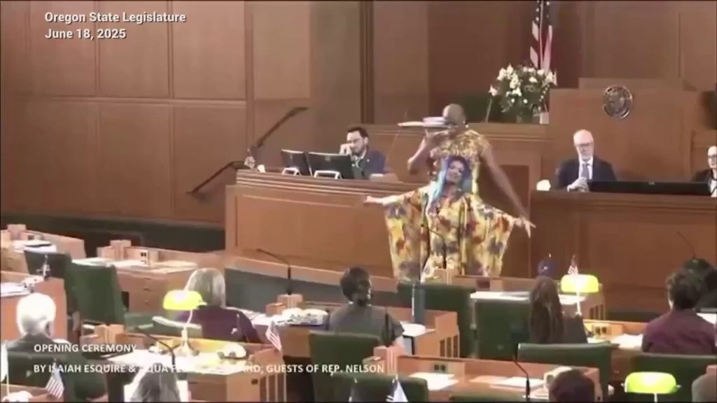 Black drag queens entertain at Oregon House gathering for Pride Month