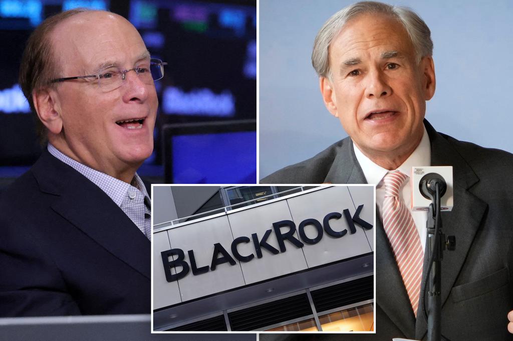 BlackRock taken off Texas investment blacklist after changing ESG policies