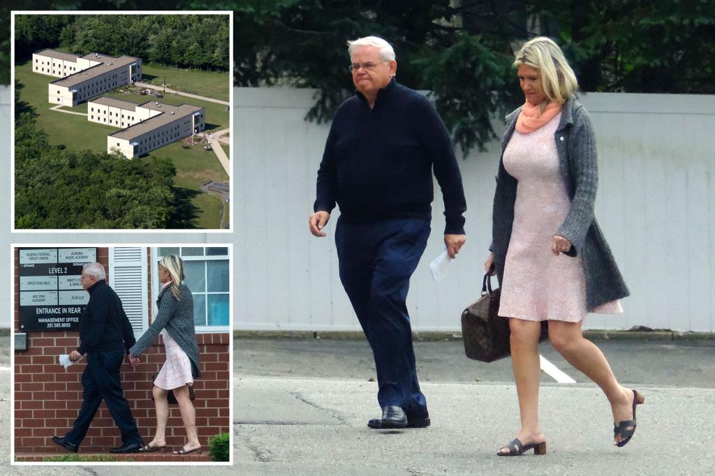 Bob Menendez, known as 'Gold bar' Bob, spends his final day before going to federal prison running errands with his wife.