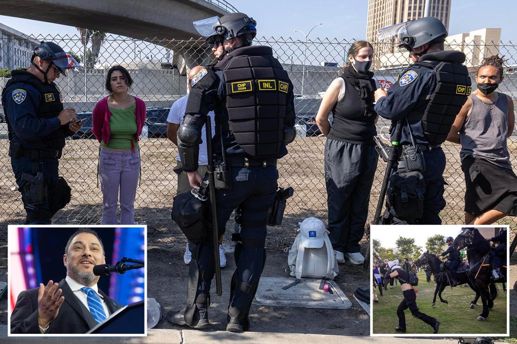Border Patrol union leader states they are committed for the long term as protests against ICE continue in LA