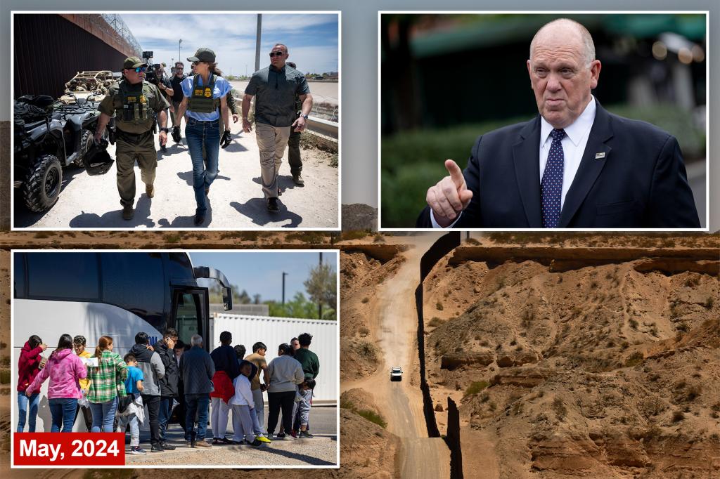 Border agents did not allow any undocumented migrants into the US last month.