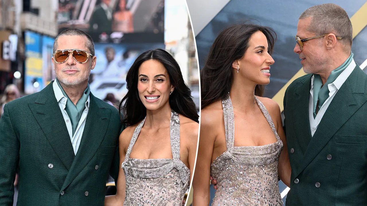 Brad Pitt shares infrequent thoughts on girlfriend Ines de Ramon at 'F1' premiere.