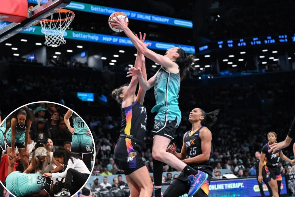 Breanna Stewart's 35 points are not enough to prevent Liberty's defeat against Mercury