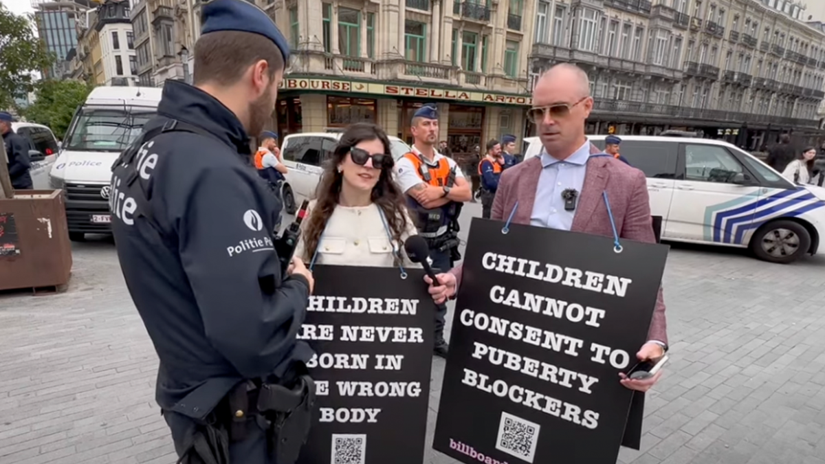 Brussels activists detained for protesting child transgender care share their views
