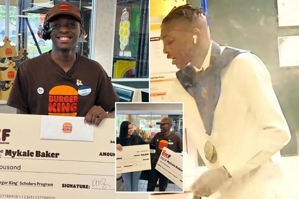 Burger King employee Mykale Baker who assisted colleagues after graduation makes college choice following viral TikTok and $231K fundraiser
