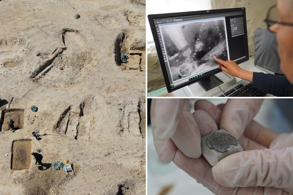 Burial site from the Viking era found with treasures and gifts of an elite family, along with a unique casket