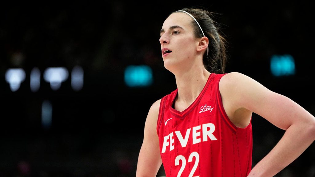 Caitlin Clark of the Fever out with a groin injury following shooting difficulties