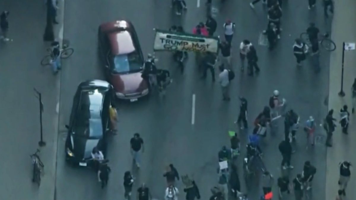 Car drives into anti-ICE protesters in Chicago as protests expand