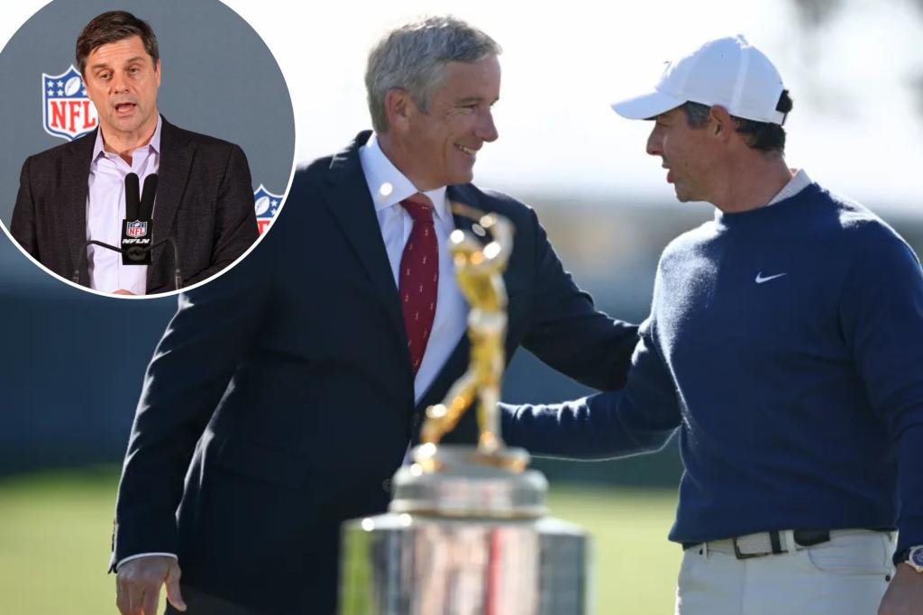 Change in leadership on the PGA Tour as commissioner Jay Monahan prepares to leave.