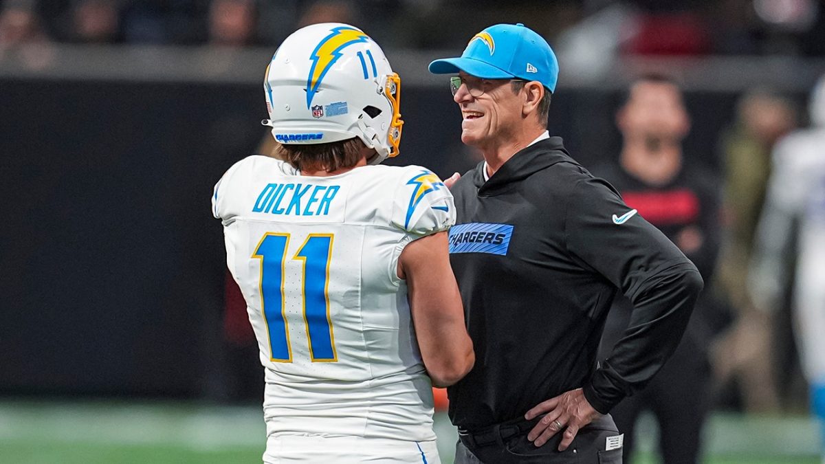 Chargers kicker says Jim Harbaugh cares for you like your own parents do
