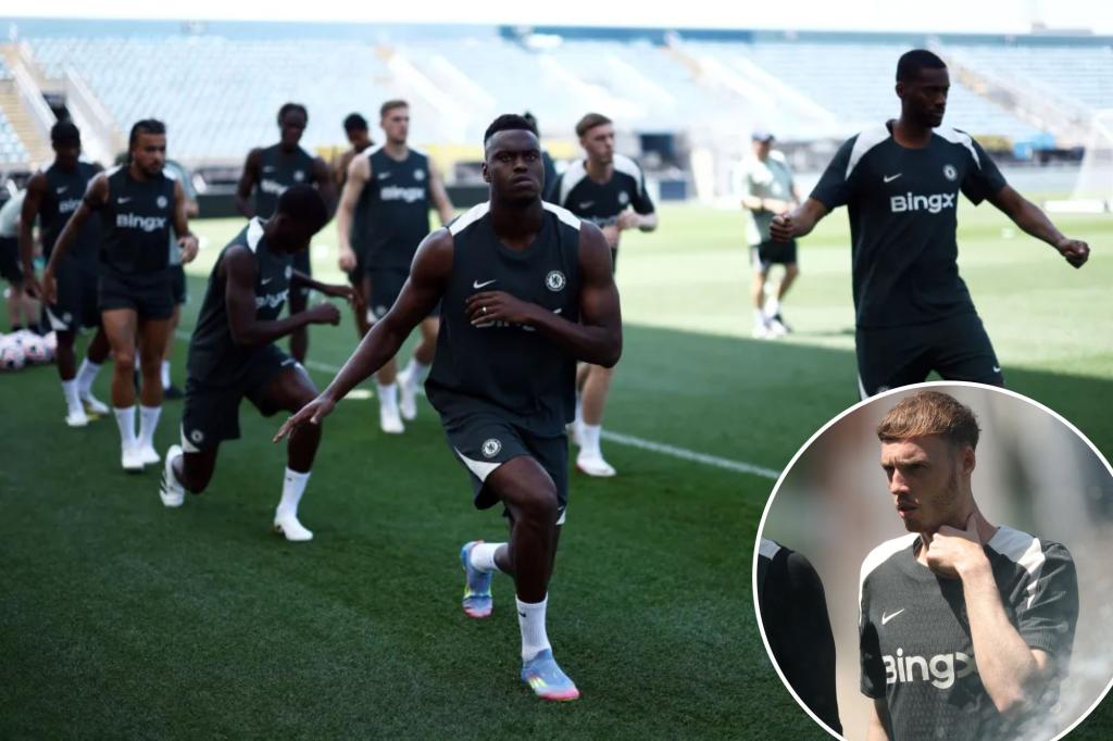 Chelsea struggling to train in the heat