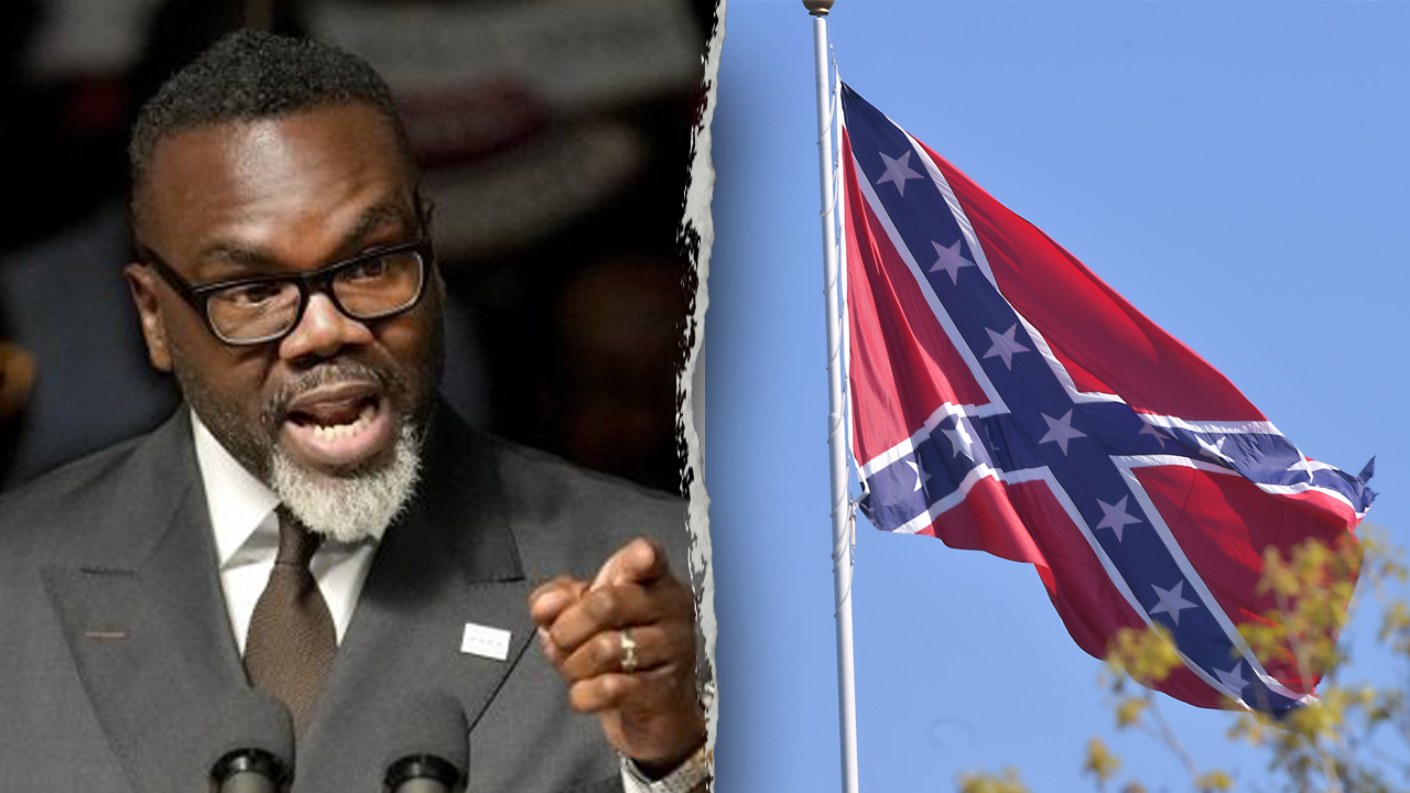 Chicago mayor likens Trump's America to the Confederacy and urges action from the speaker.