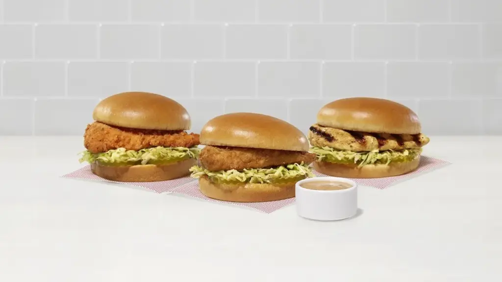 Chick-fil-A introduces Creamy BBQ and Jalapeño Ranch sandwiches in certain cities.