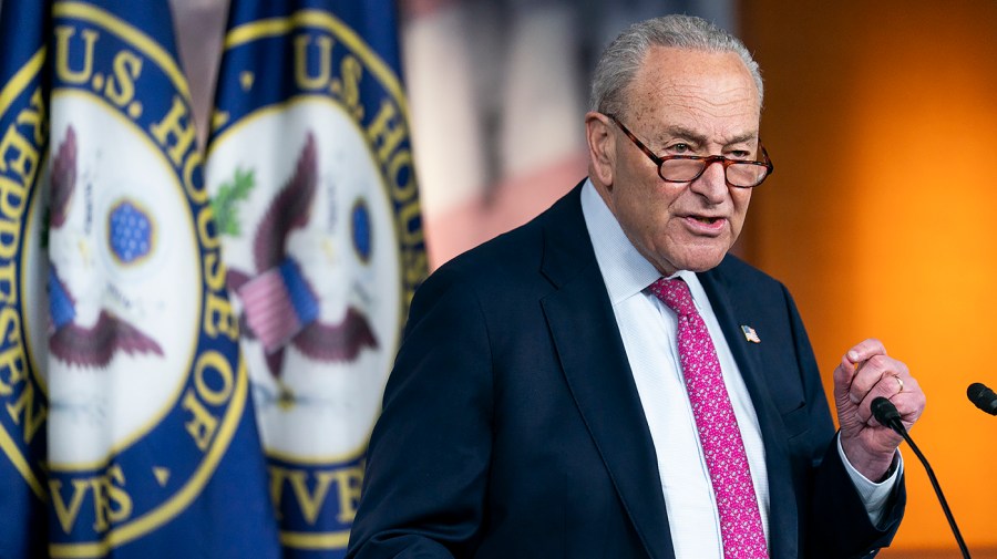 Chuck Schumer criticizes the forceful removal of Senator Alex Padilla from the Noem press conference