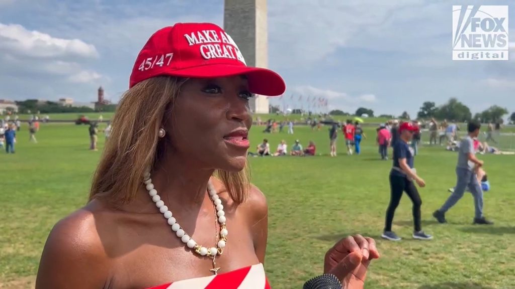 Citizens from all over the U.S. gather in D.C. for a military parade on Trump's birthday