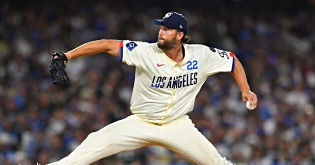 Clayton Kershaw of the Dodgers Shows Bible Verse on Hat at Pride Night