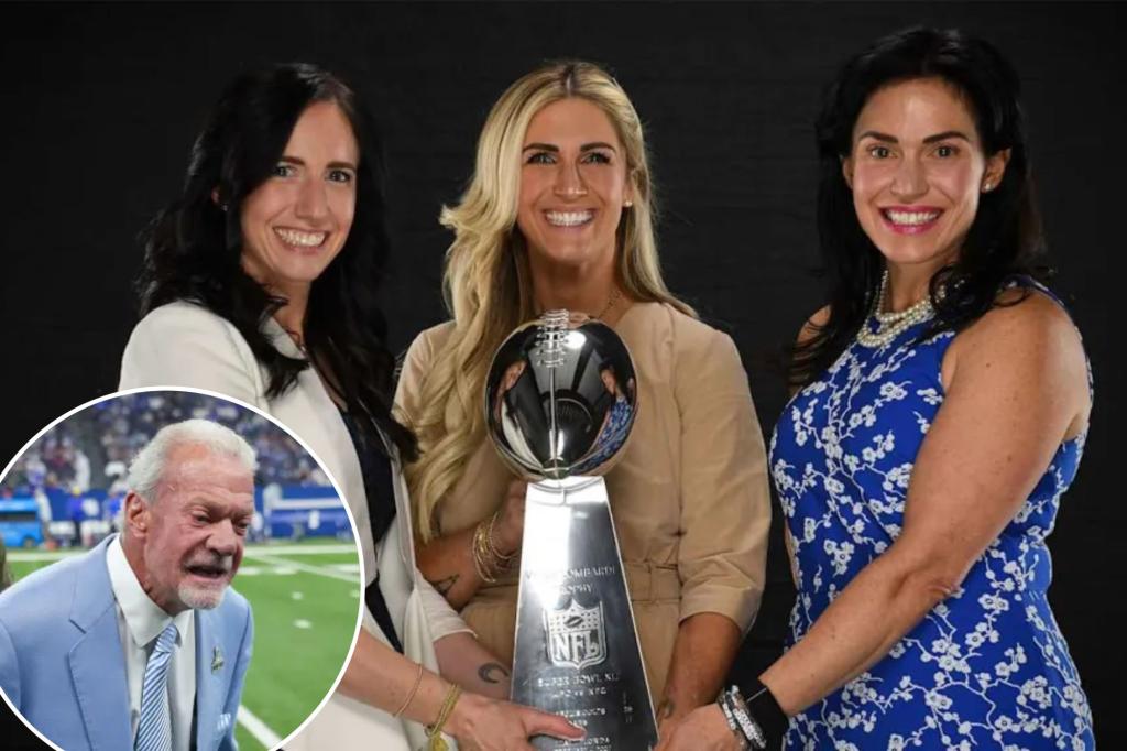 Colts reveal succession strategy for late owner's three daughters according to Jim Irsay