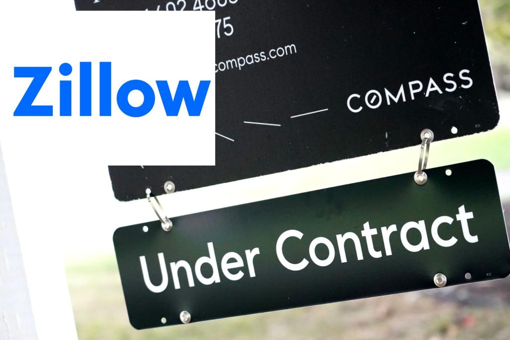 Compass files a lawsuit against Zillow, claiming it has a monopoly on home listings.