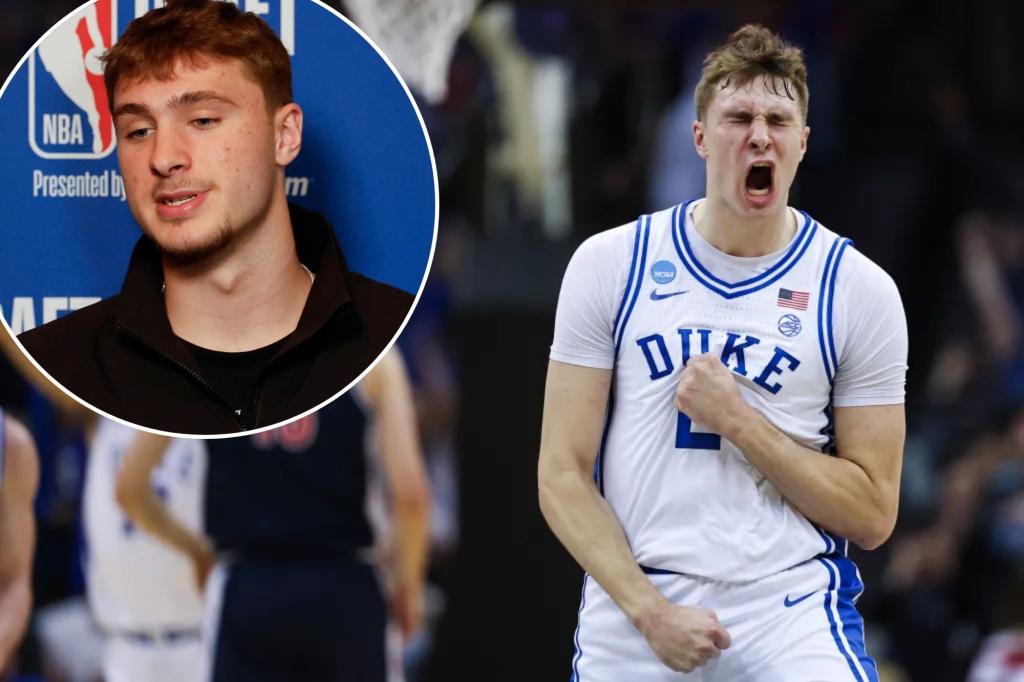 Cooper Flagg achieves his NBA dream as the top pick for the Mavericks