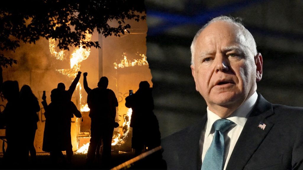 DHS Secretary Kristi Noem criticized Minnesota Governor Tim Walz for his response to the 2020 riots.