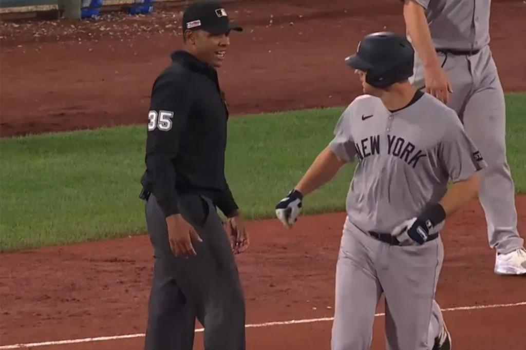 DJ LeMahieu of the Yankees shocked by first career ejection