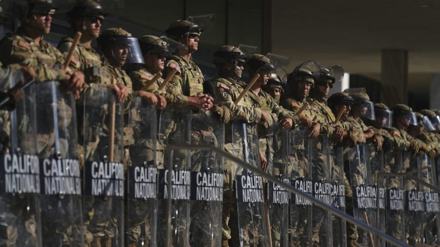 DOJ labels Newsom's legal action regarding the National Guard as a shameless political maneuver.