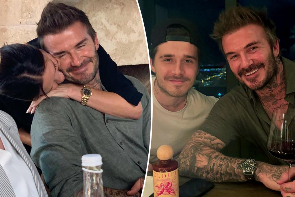 David Beckham extends a gesture of peace to son Brooklyn amid growing family tensions