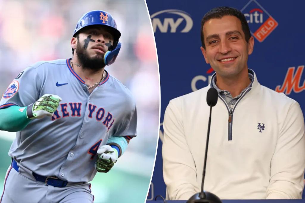 David Stearns is straightforward about expectations for Francisco Alvarez following Mets demotion.