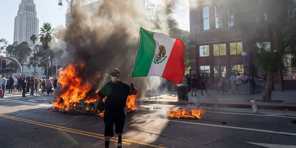 Deception, banners, and firebombs: Yet another ‘mostly peaceful’ protest in LA
